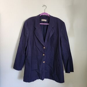 Marsh Landing Deep Purple Blazer